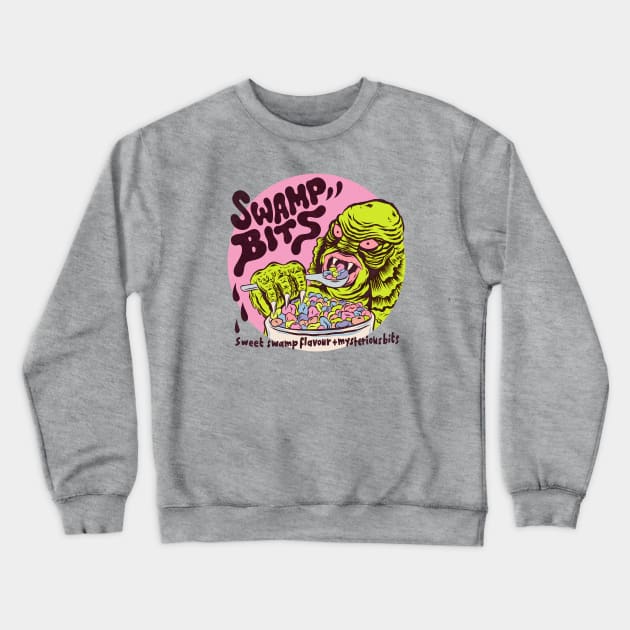 Creature from the cereal lagoon Crewneck Sweatshirt by Bad Taste Forever